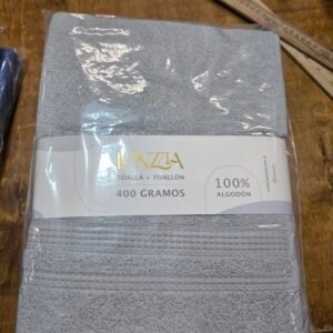 JUEGO TOALLA Y TOALLON 400 GRS LUNZIA