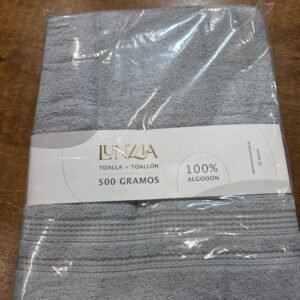 JUEGO TOALLA Y TOALLON 500 GRS LUNZIA